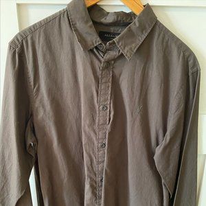All Saints Longsleeve Button Up Shirt